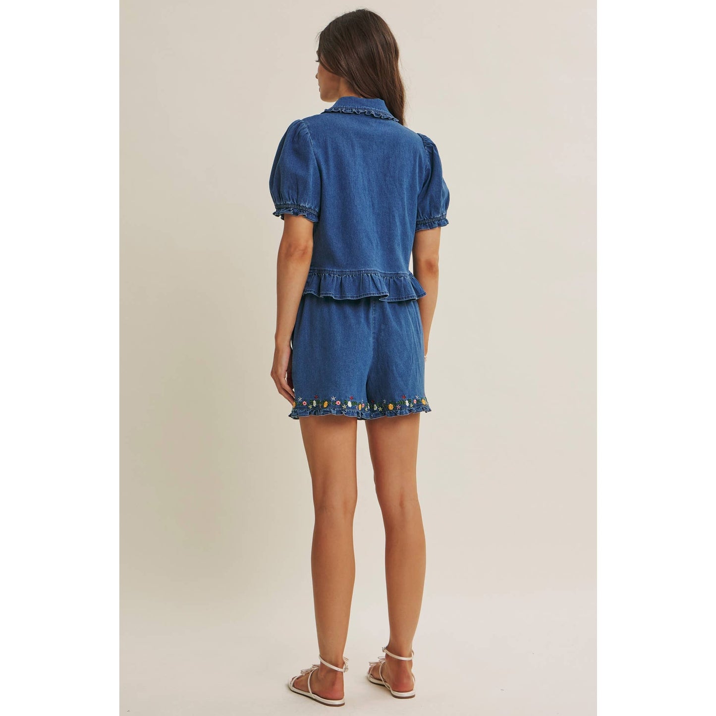 Wildflower Washed Denim Shirt