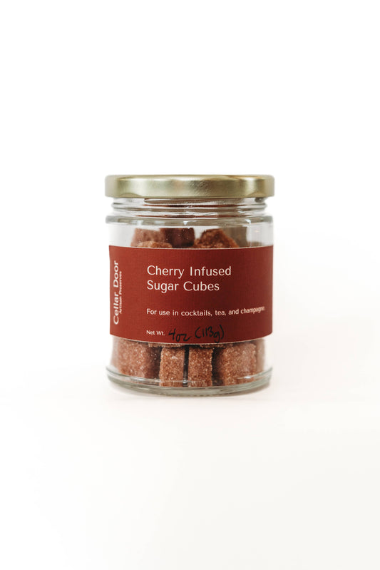 Cherry Infused Sugar Cubes