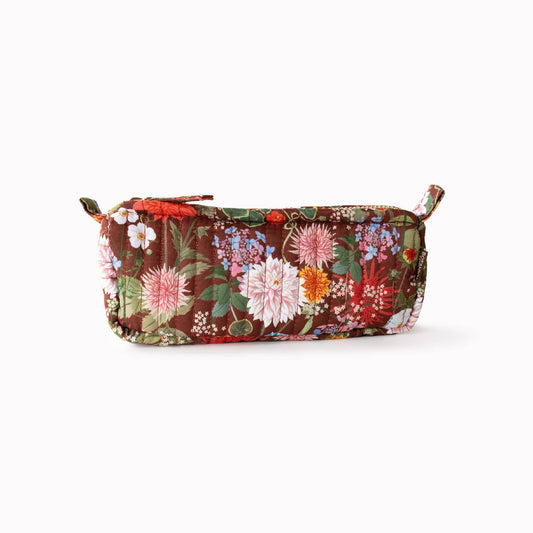 RUSSET Cotton Quilted Pencil Pouch