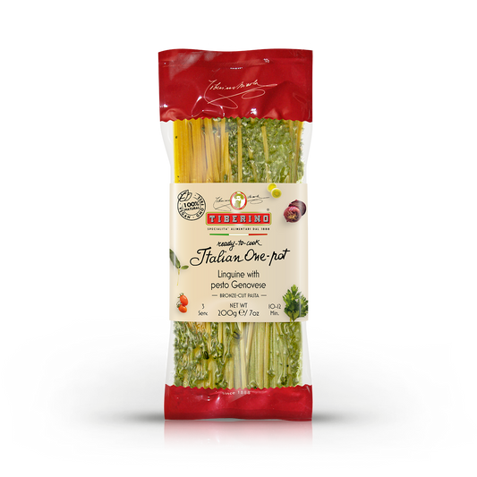 Linguine with Basil Pesto
