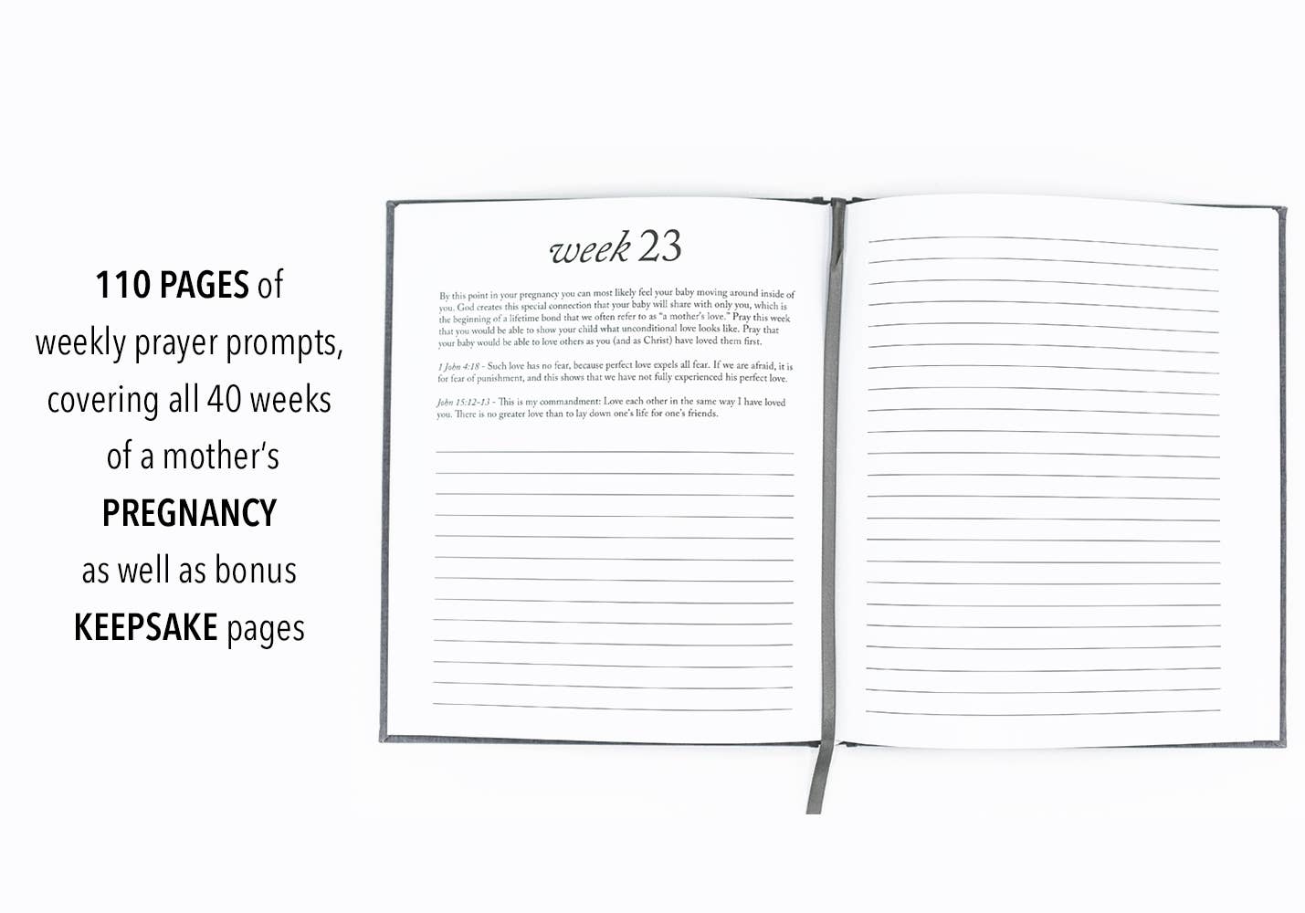 Dear Baby: A Pregnancy Prayer Journal & Memory Book for Moms