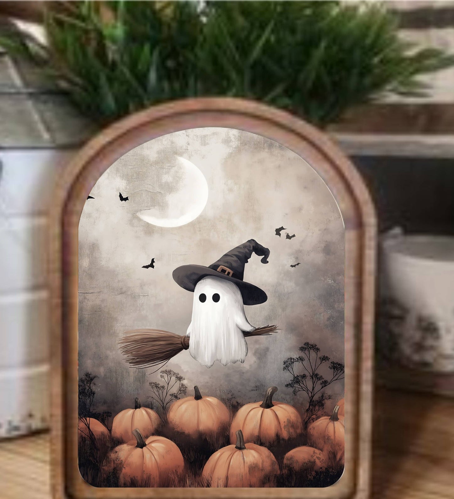 Flying Ghostie Framed Art