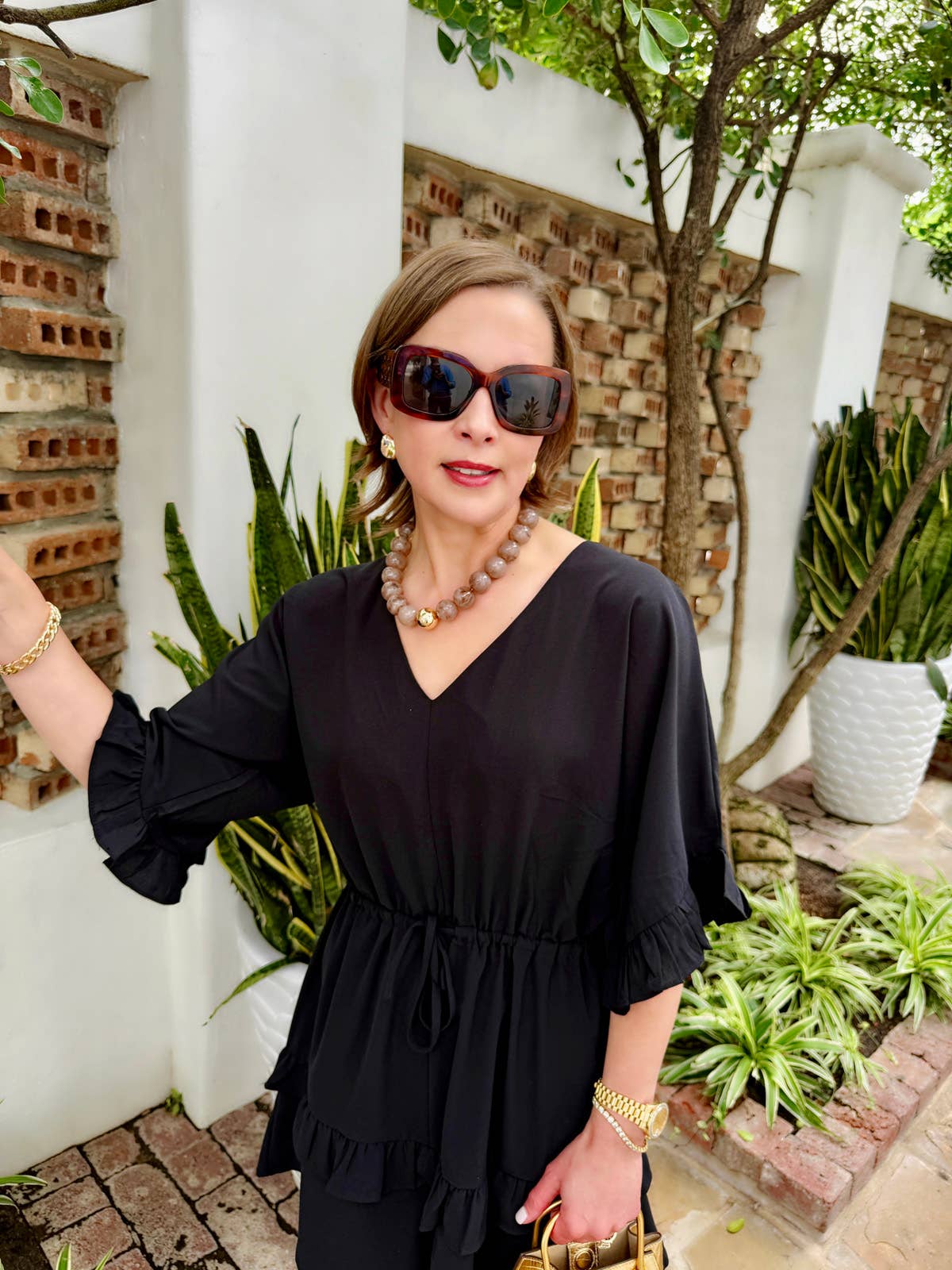 Marjorie Beaded Gumball Necklace
