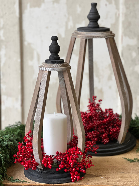 Modern Wood Lantern