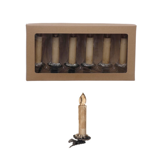 Tinsel Candle Clip On