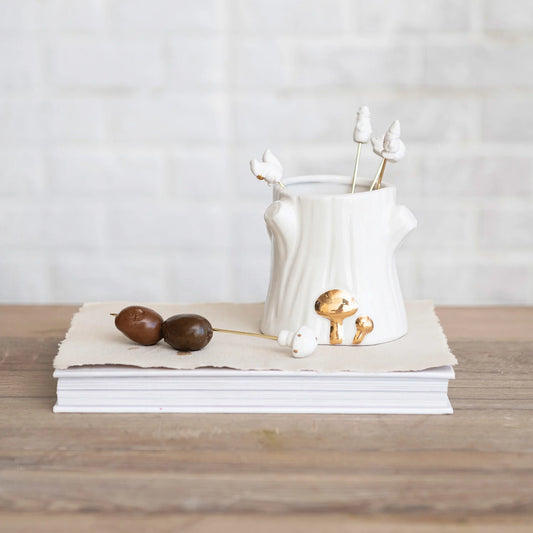 Woodland Appetizer Pick & Holder