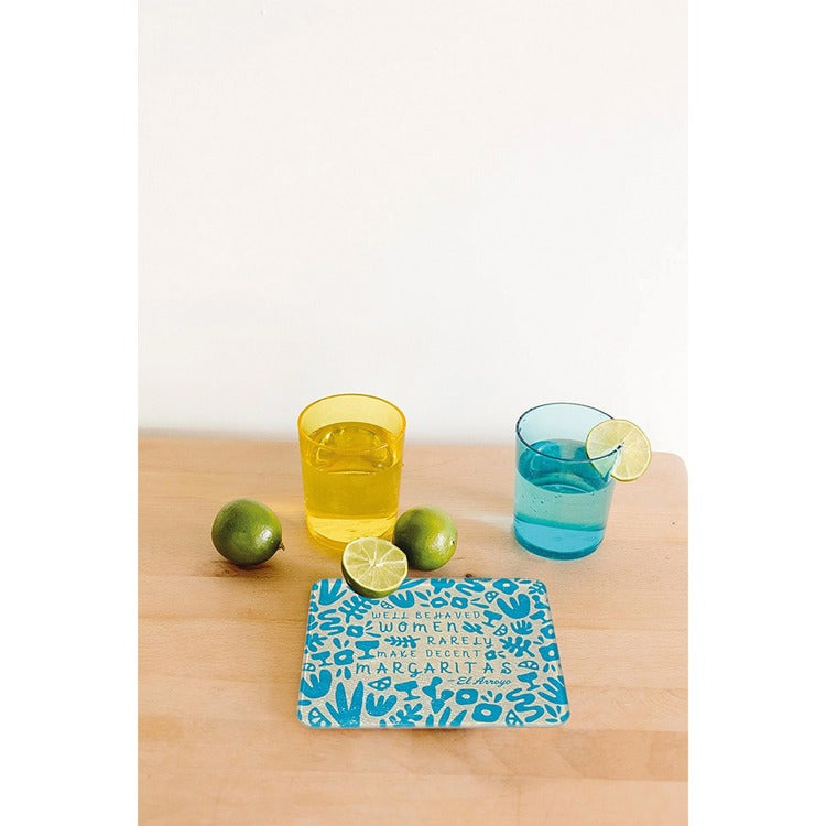 Margarita Floral Cutting Board
