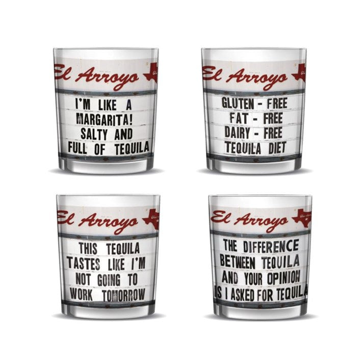 Tequila Sunrise Acrylic Cups