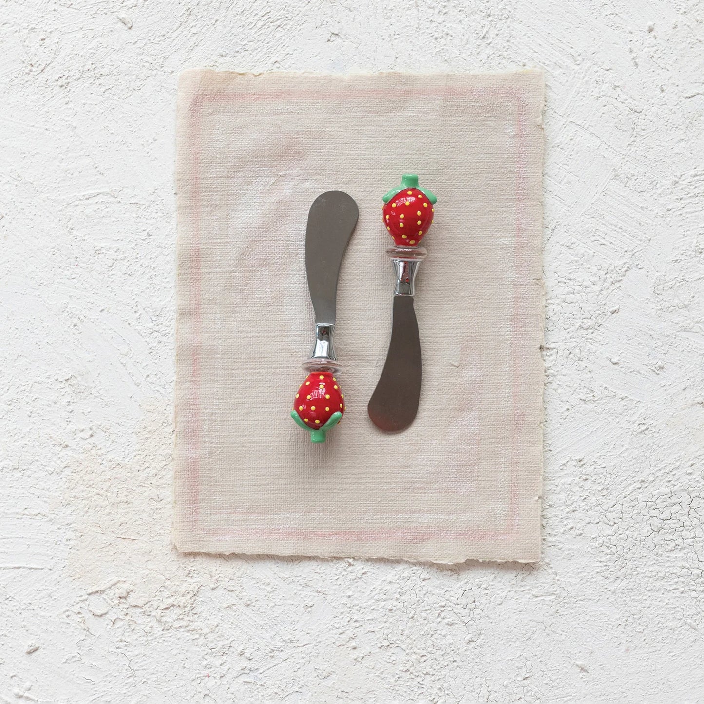 Strawberry Appetizer Knives