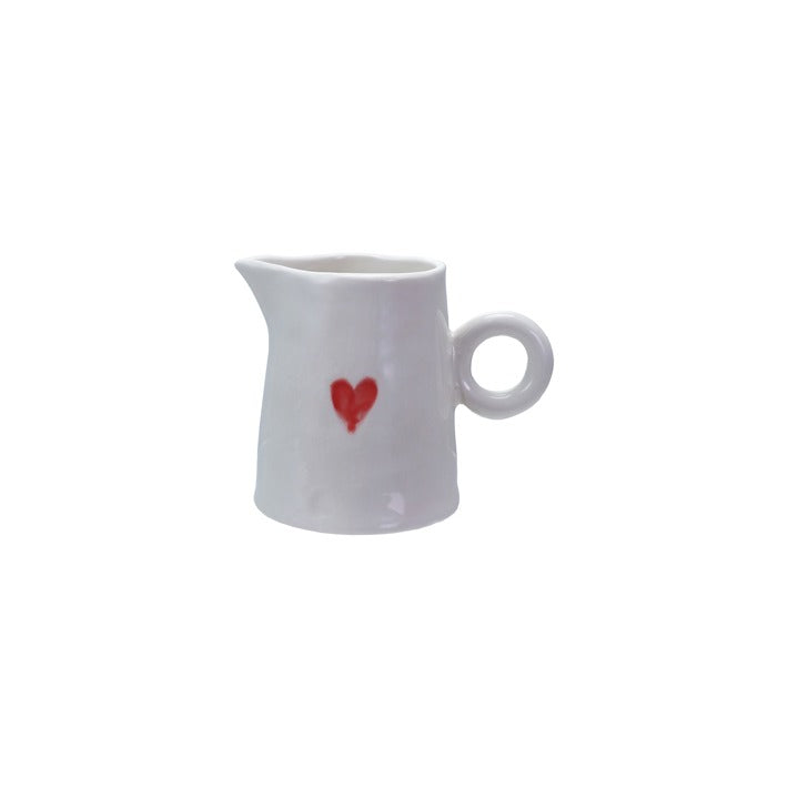 Heart Stoneware Creamer