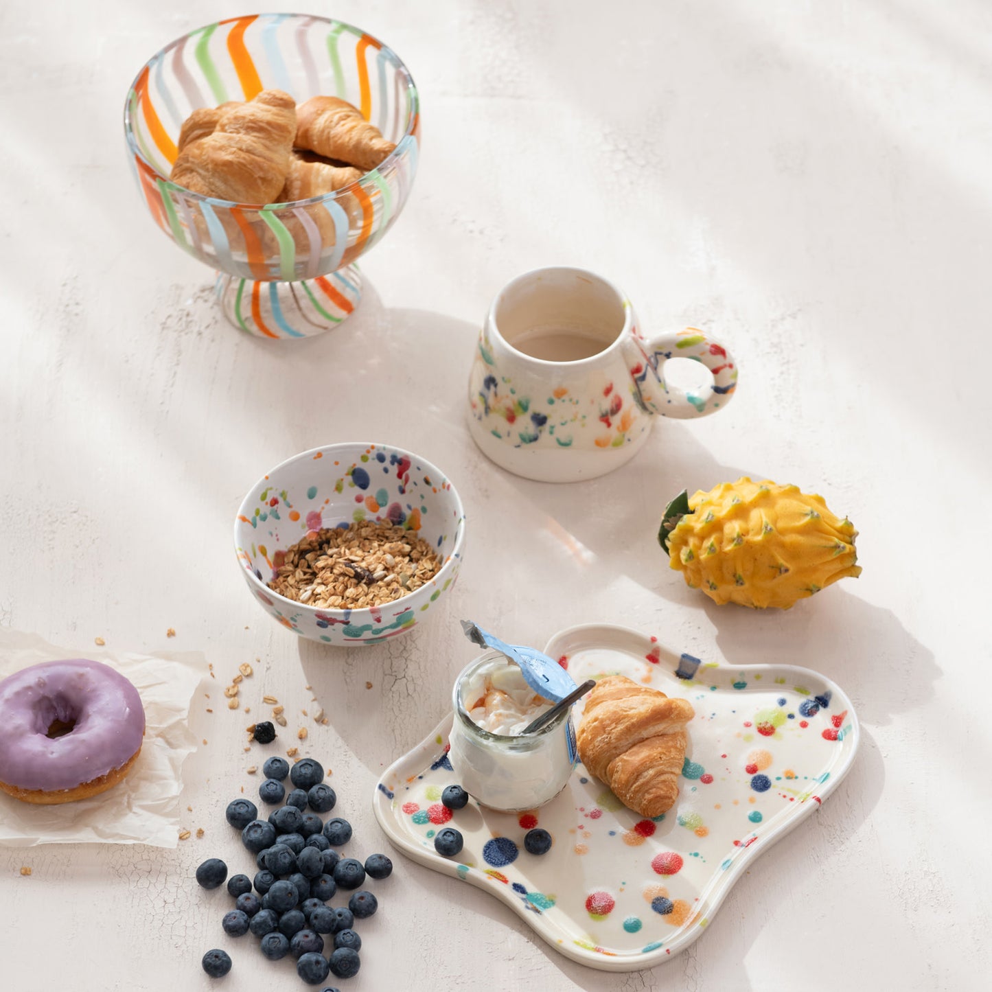 Multicolor Speckled Mug