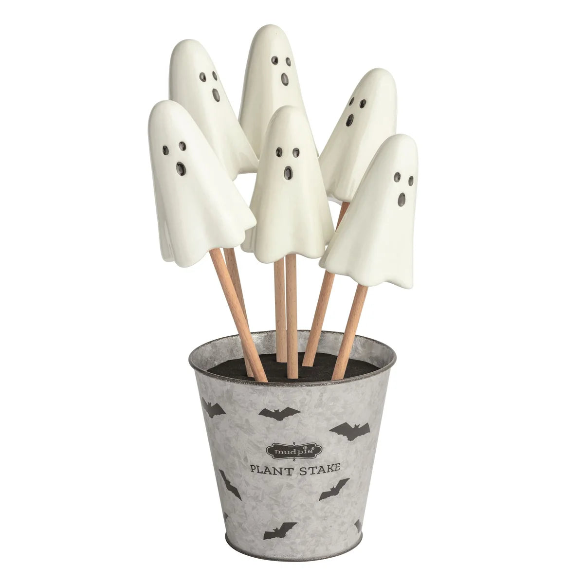 Ceramic Ghost Plant Stakes