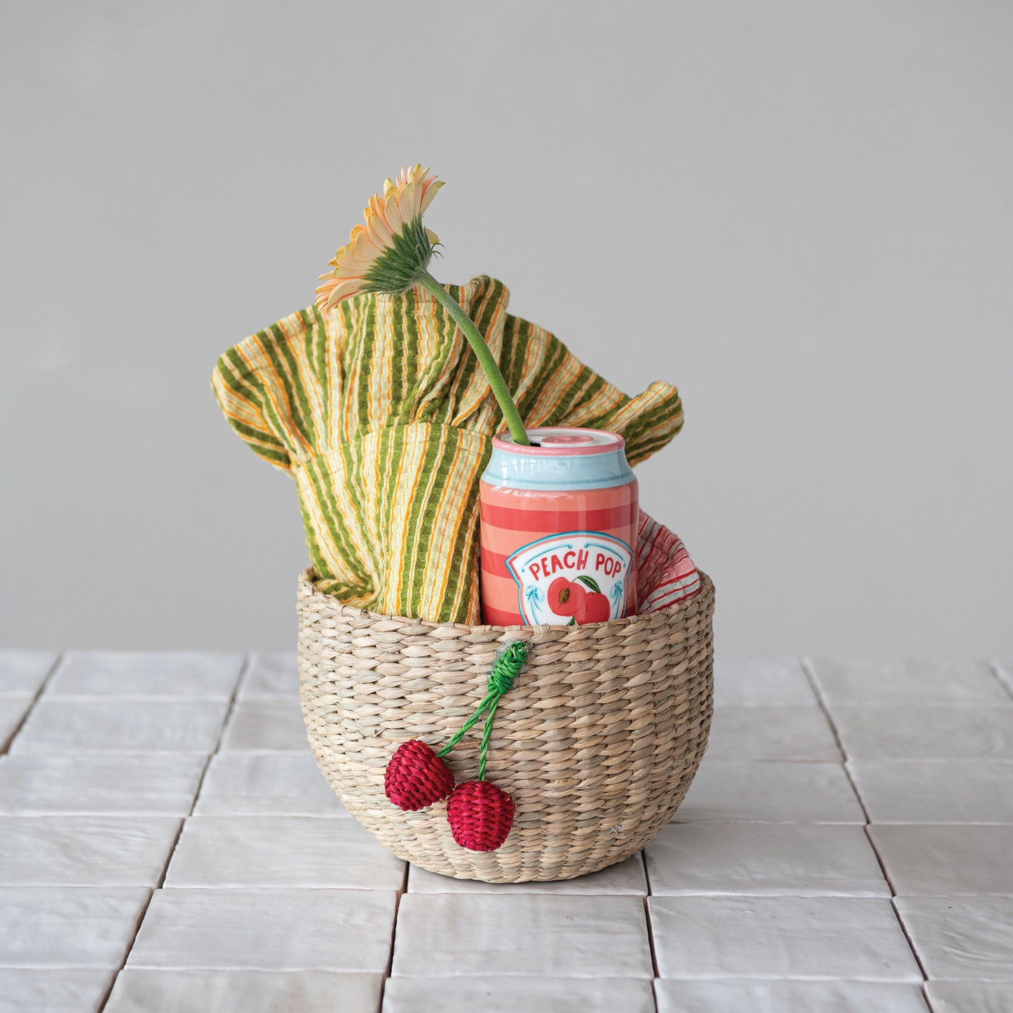 Hand-woven Cherry Basket
