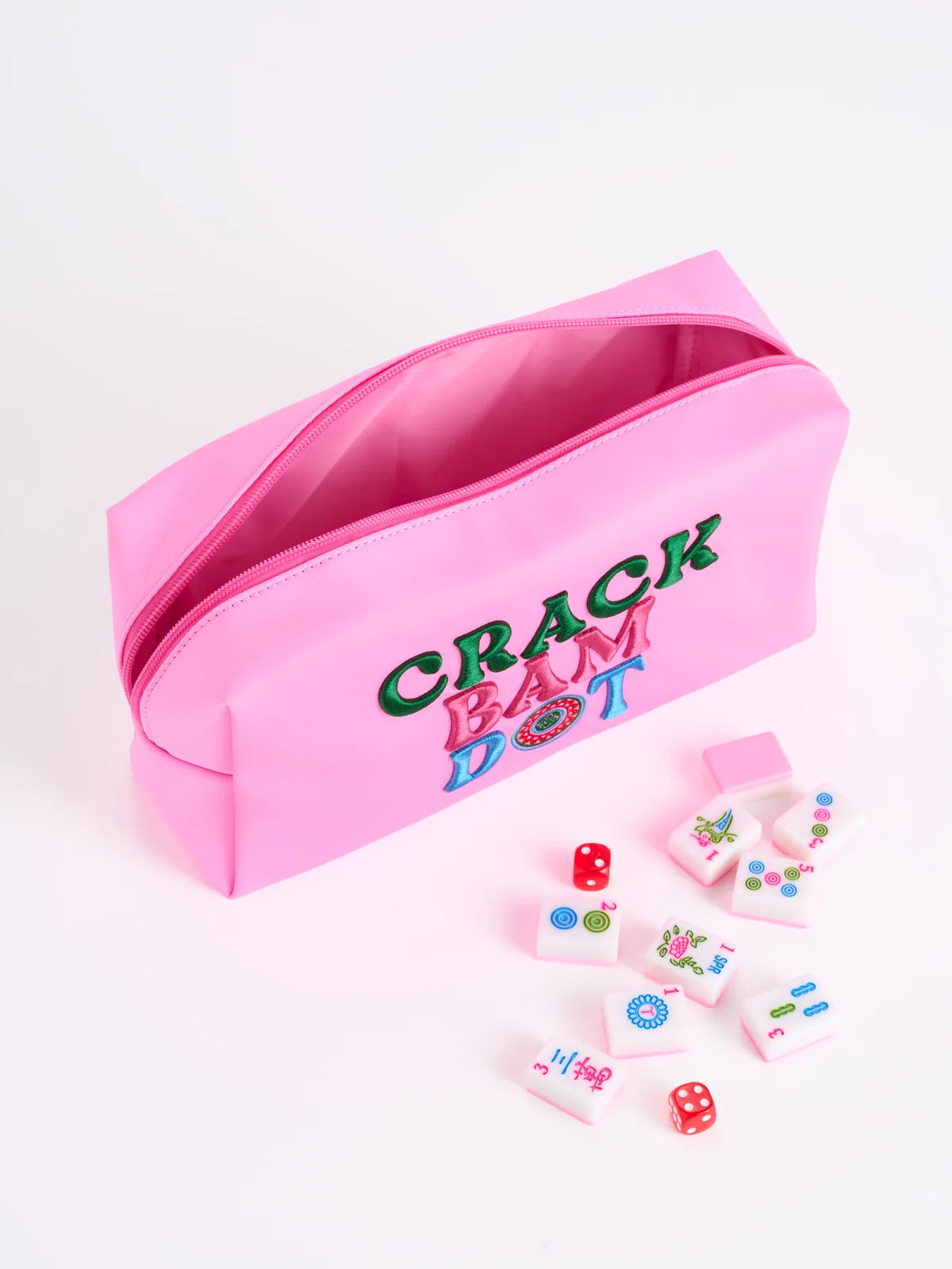 Crack, Bam, Dot Mahjong Pouch