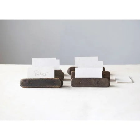 Reclaimed Wood Card Holder
