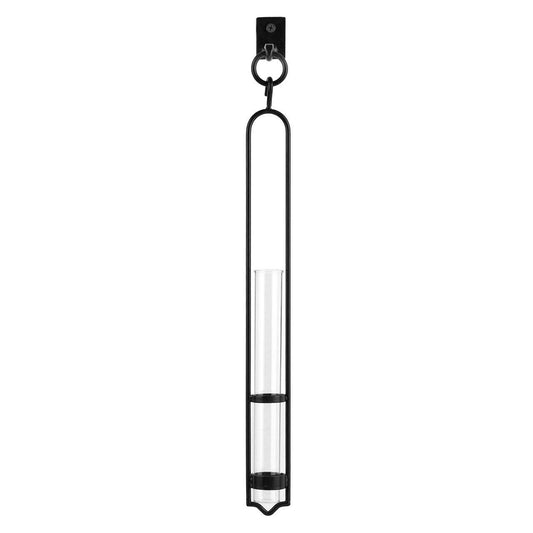 Modern Hanging Tube Vase & Wall Hook