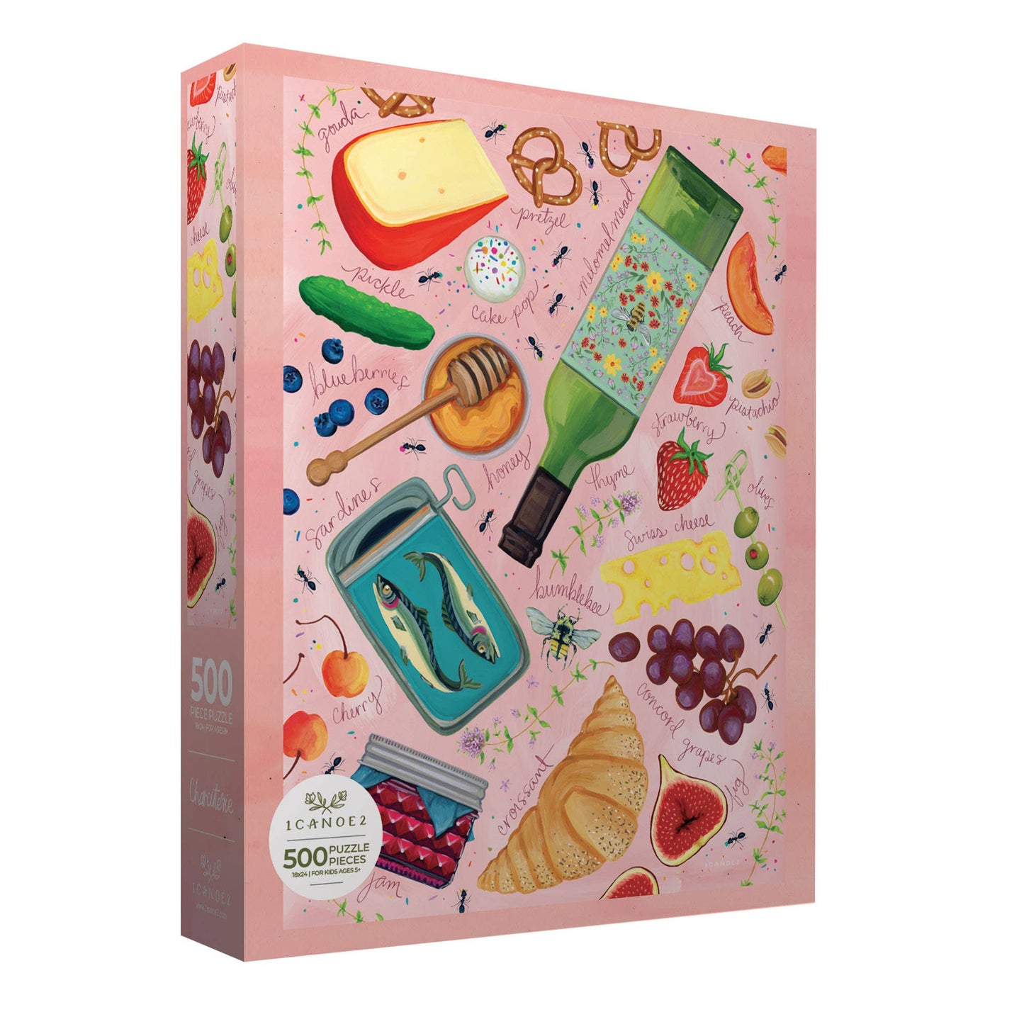 Charcuterie Food - 500 Piece Jigsaw Puzzle