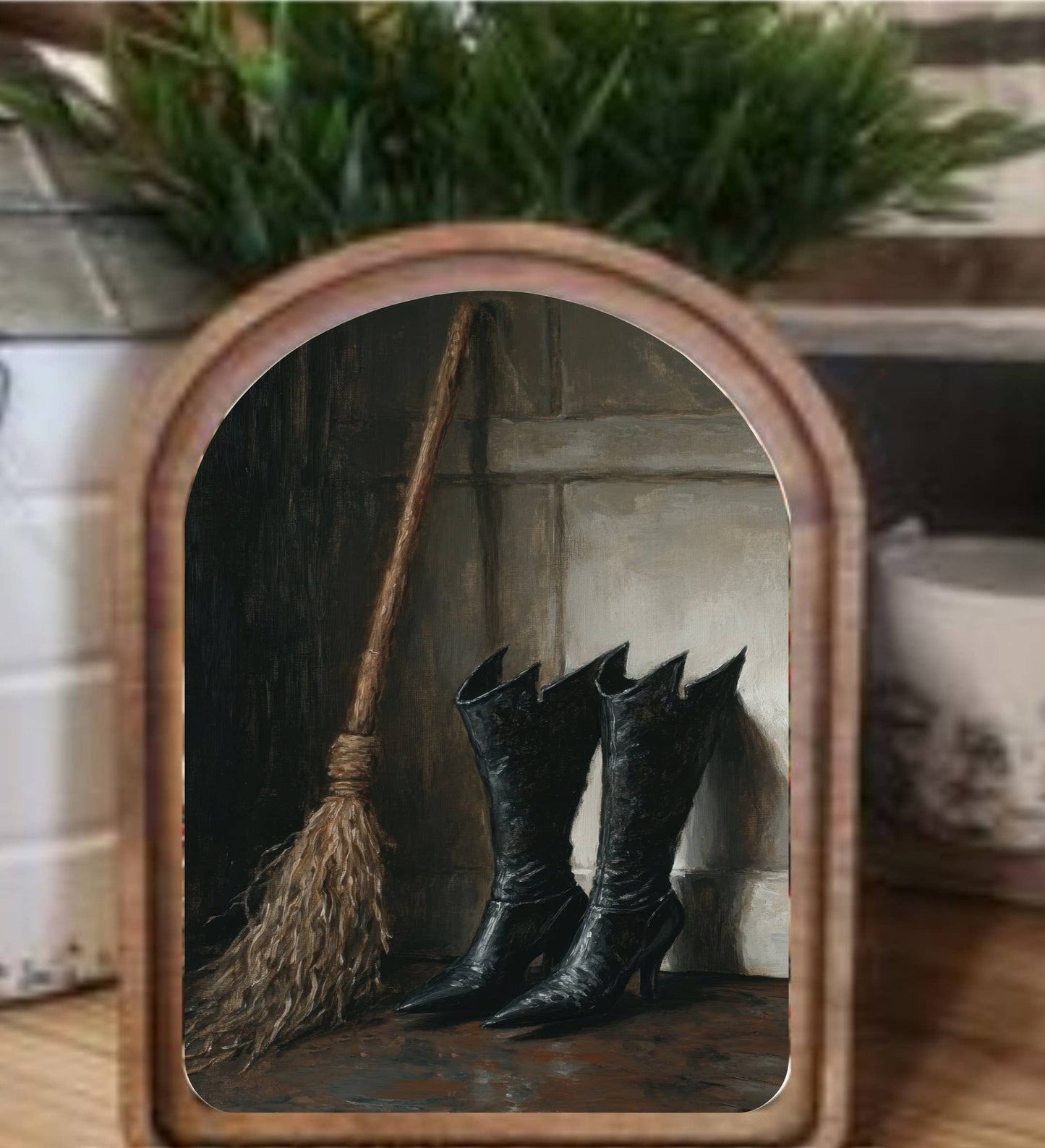 Witch Boots Framed Art