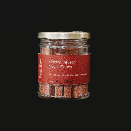 Cherry Infused Sugar Cubes
