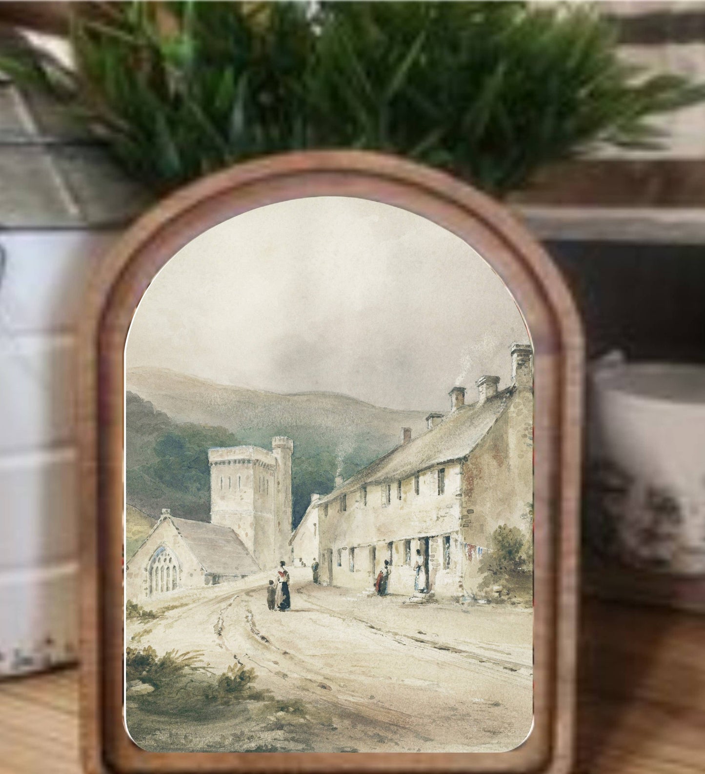 Village Church Framed Art