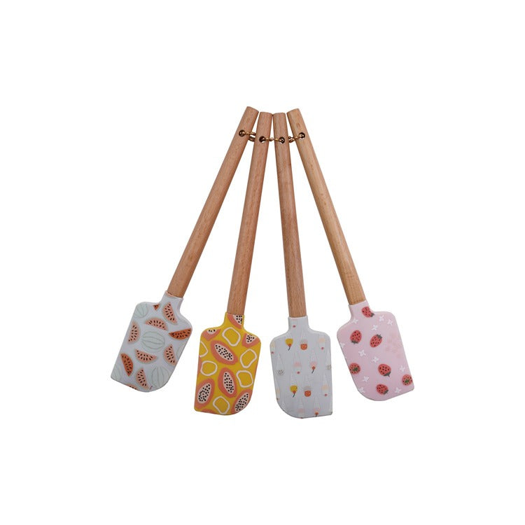 S/4 8-3/4"L Silicone & Wood