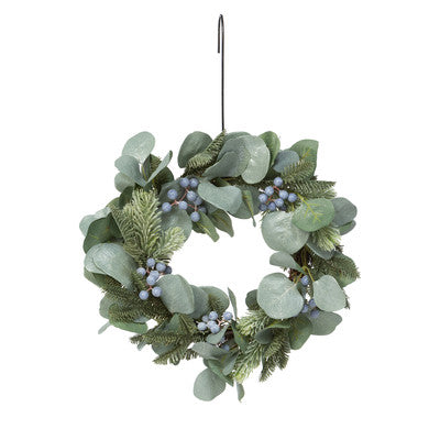 Winter Viburnum Berry & Eucalyptus Wreath