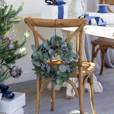 Winter Viburnum Berry & Eucalyptus Wreath