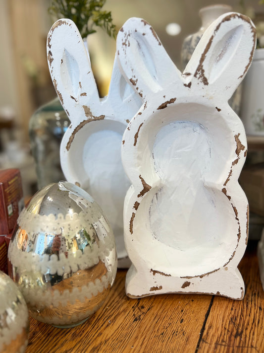 Bunny Wood Bowl