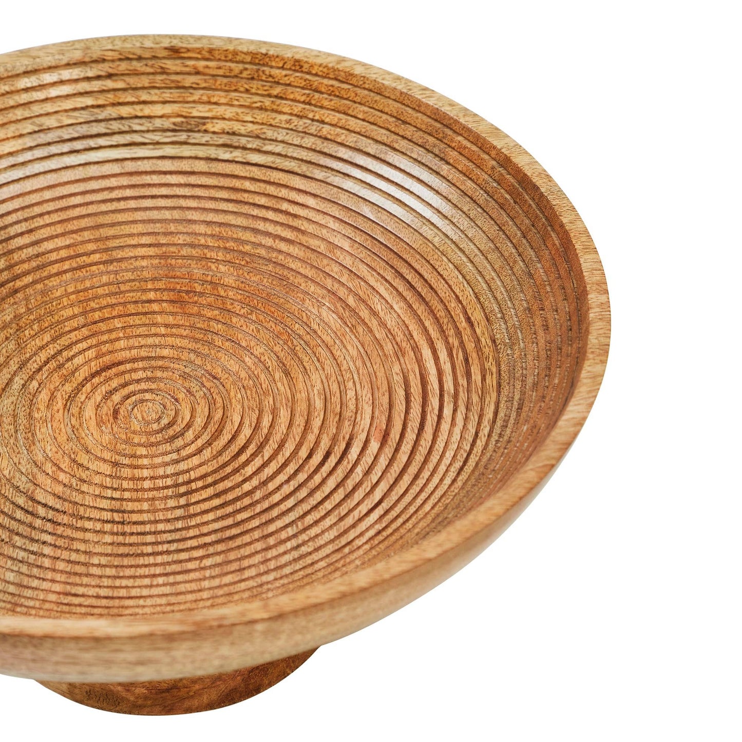 Wood Pedestal Bowl