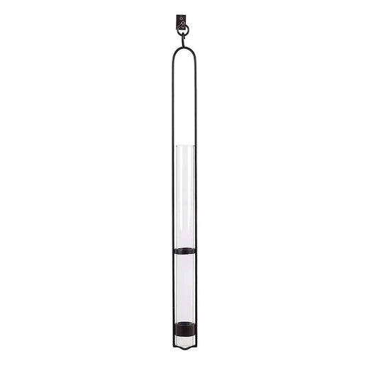 Large Modern Hanging Pendant Tube Vase With Wall Hook