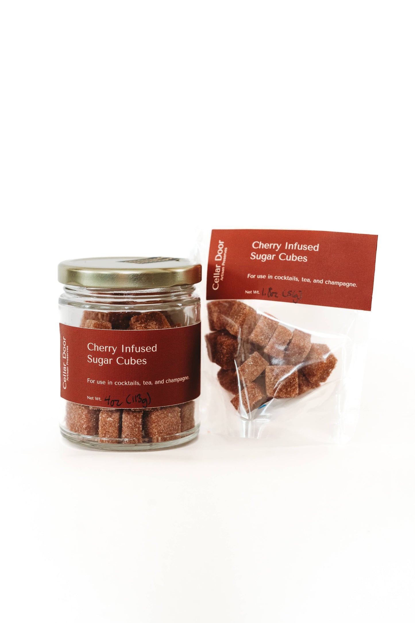 Cherry Infused Sugar Cubes
