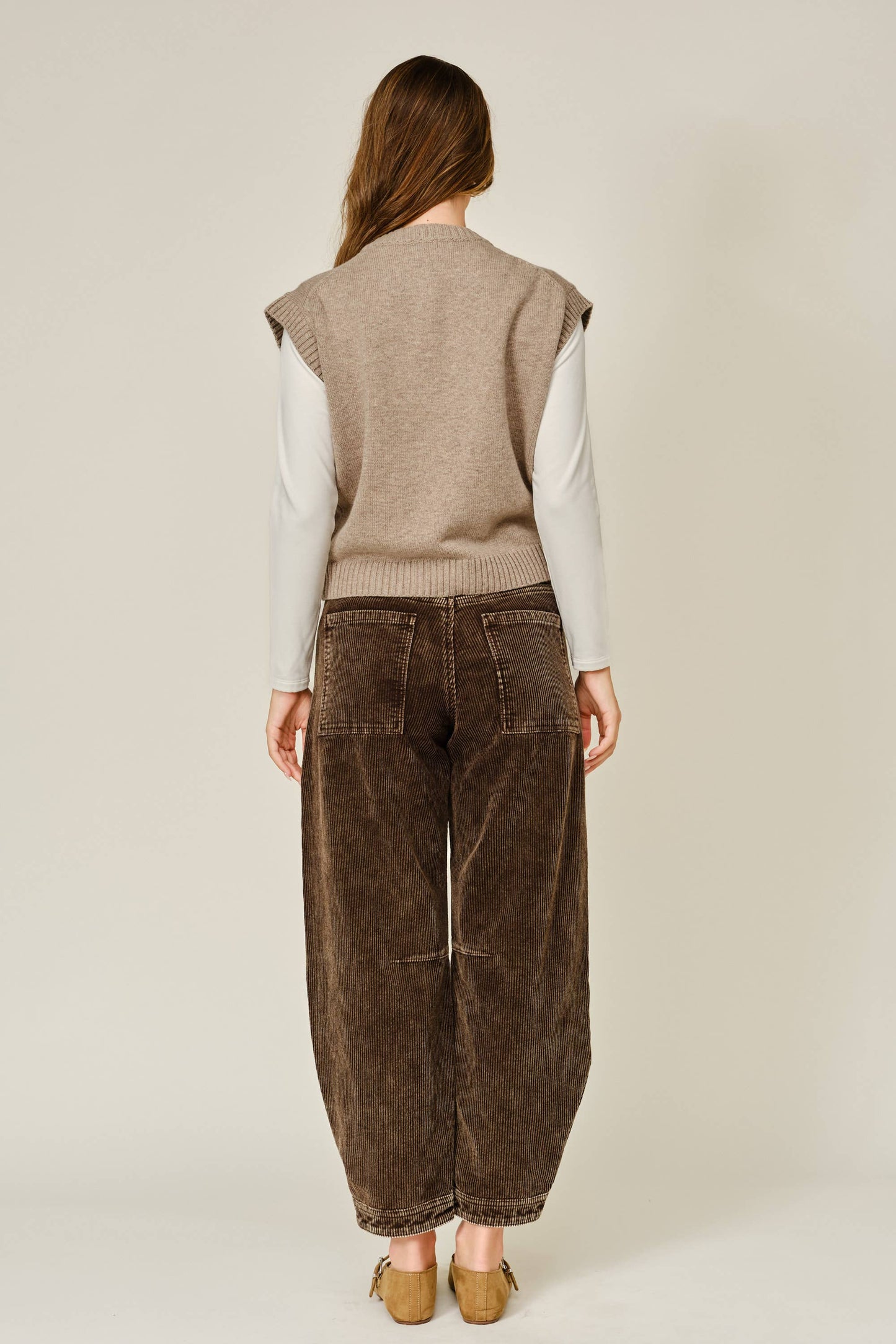 Button Down Sweater Vest