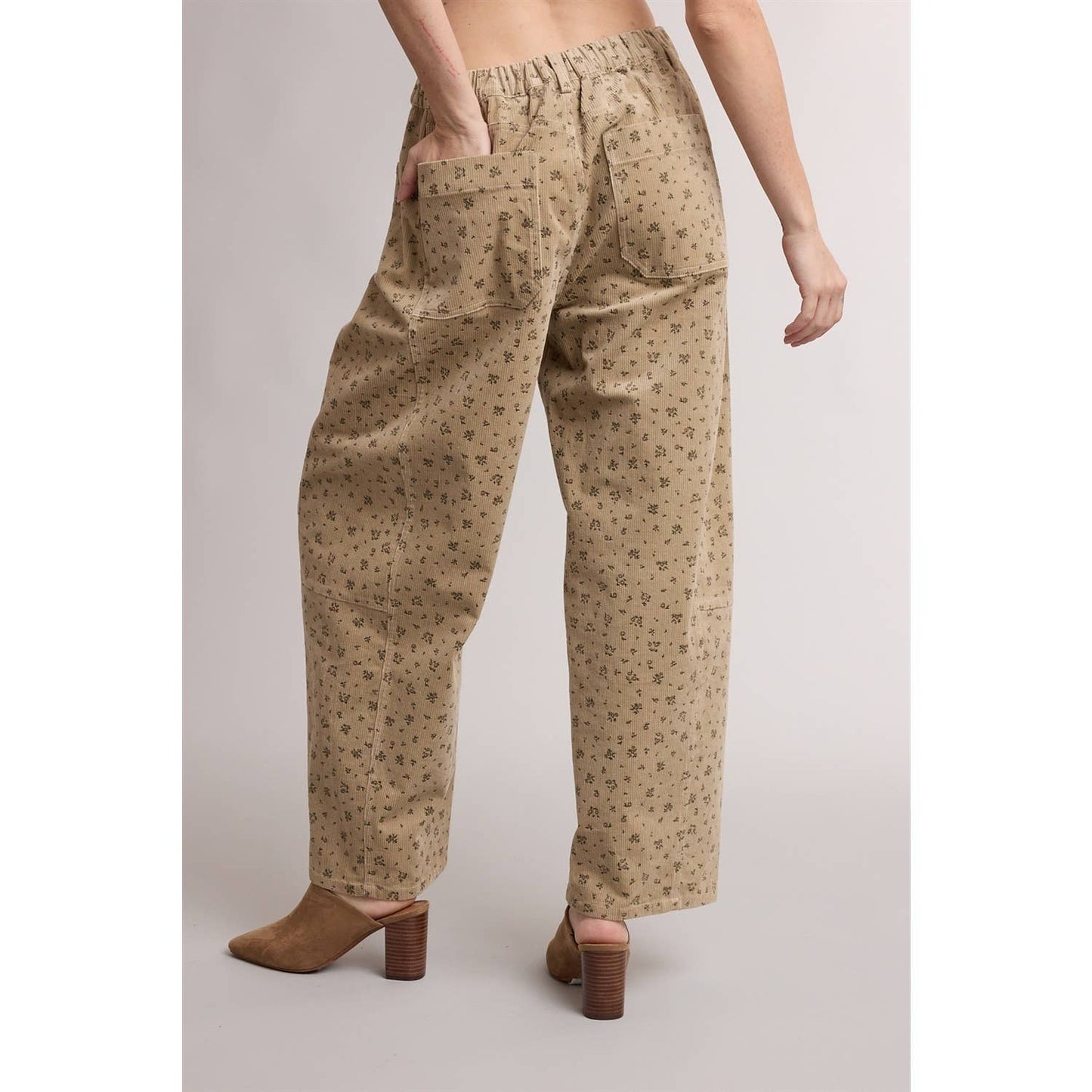 Floral Corduroy Pant