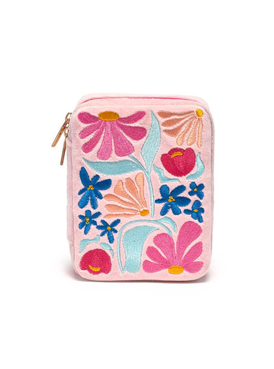 Pink Blooms Jewelry Organizer