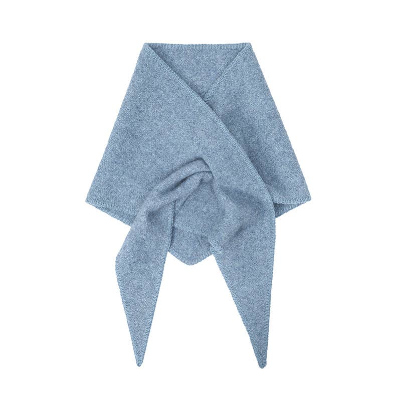 Knit Triangle Scarf