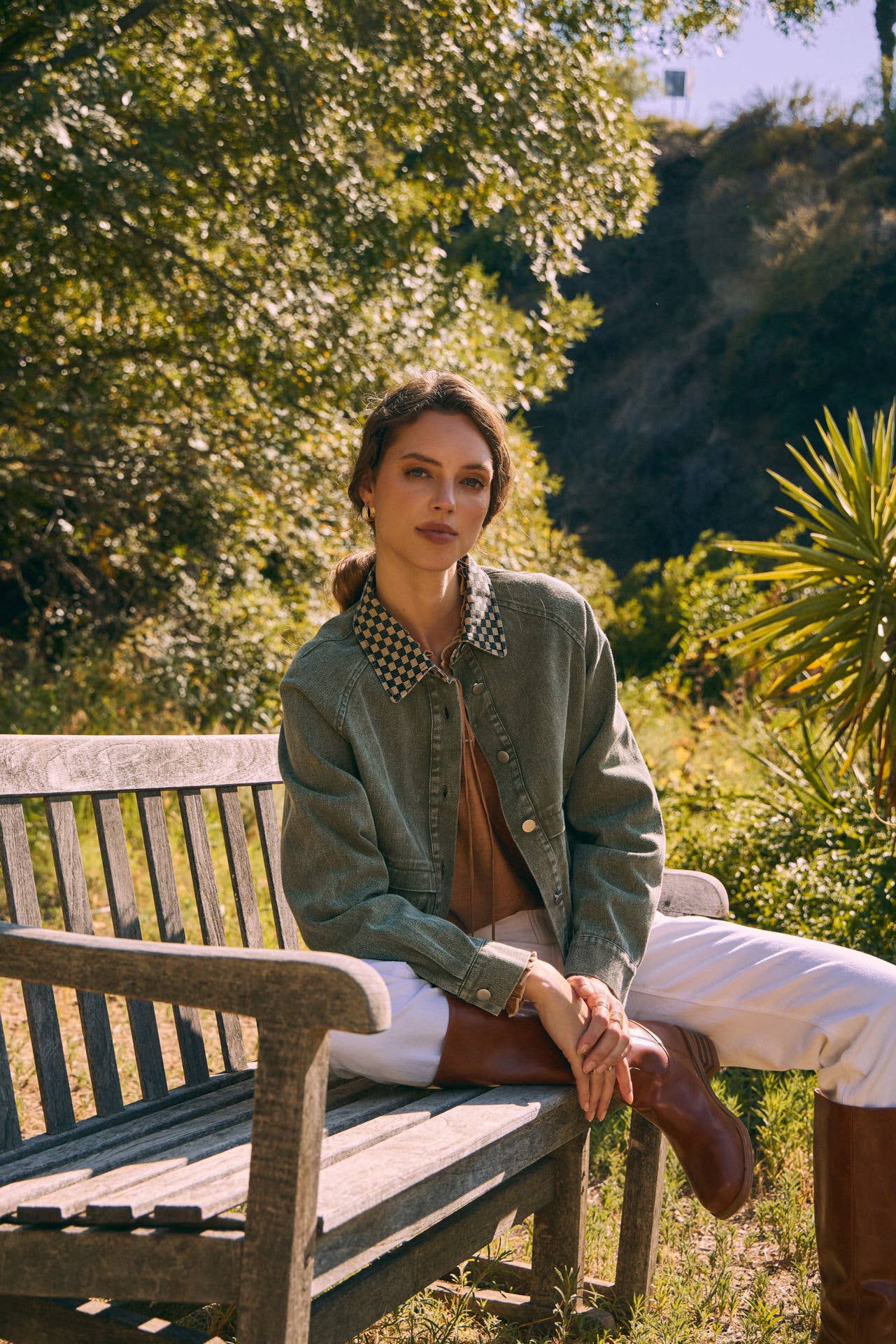 Washed Olive Green Jacket