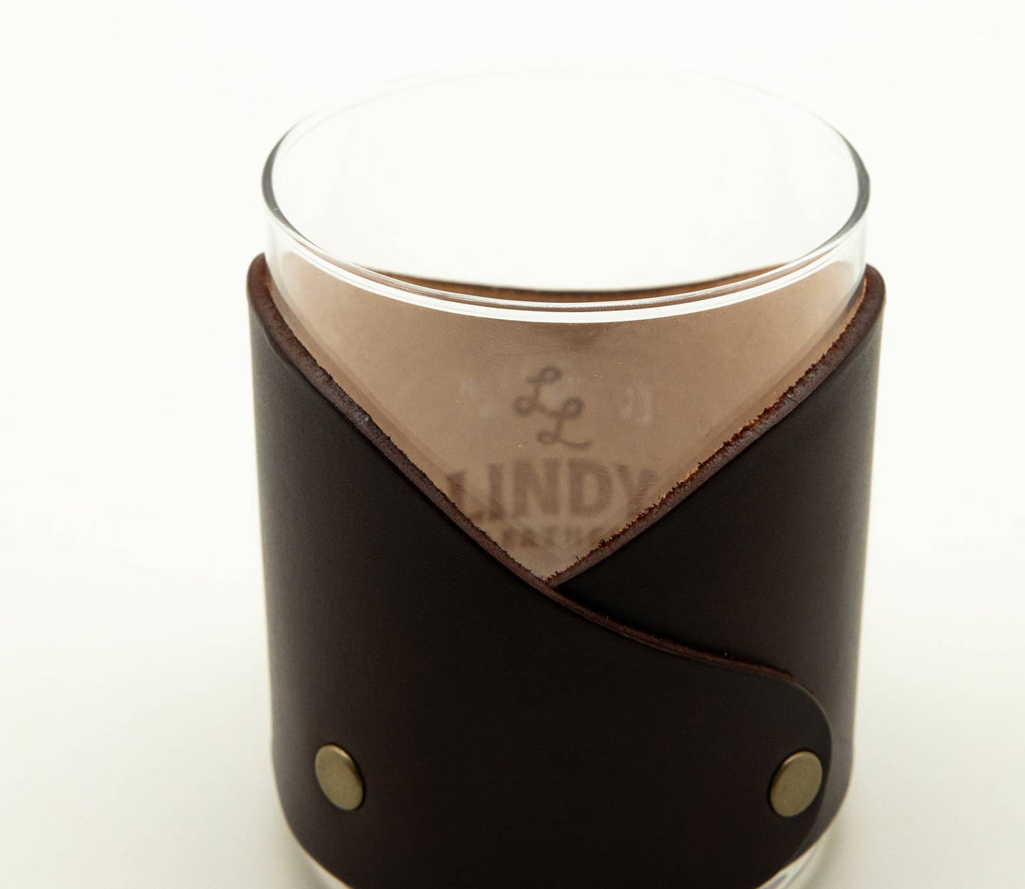 Leather Rocks Glass - "Call Me Old Fashioned"