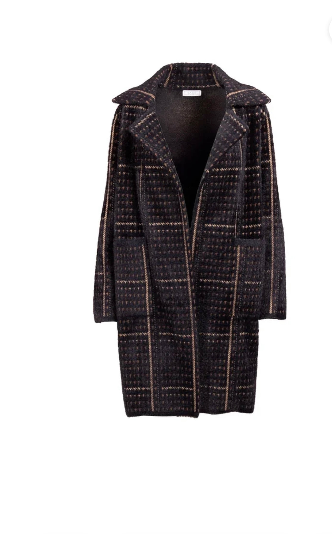 Marceau Houndstooth Coat