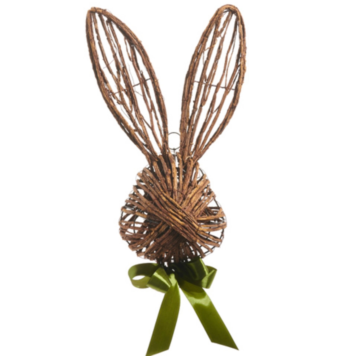 Twig Rabbit Head Wreath