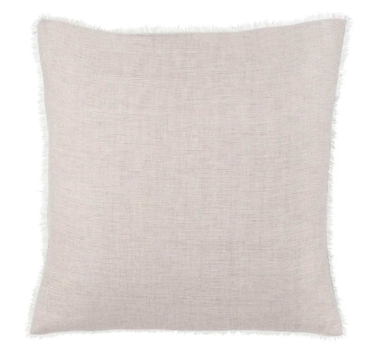 Lauren Linen Pillow Grey Stripe