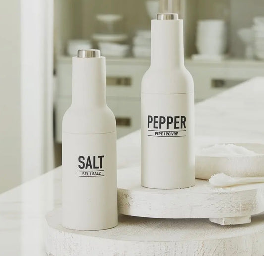 Electric Matte Grey Salt/Pepper Grinders