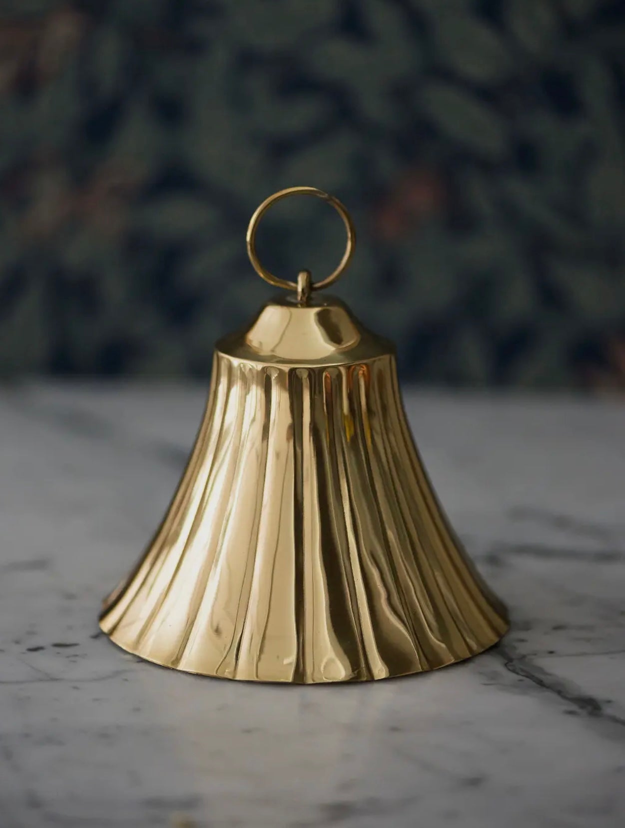 Scalloped Brass Bell