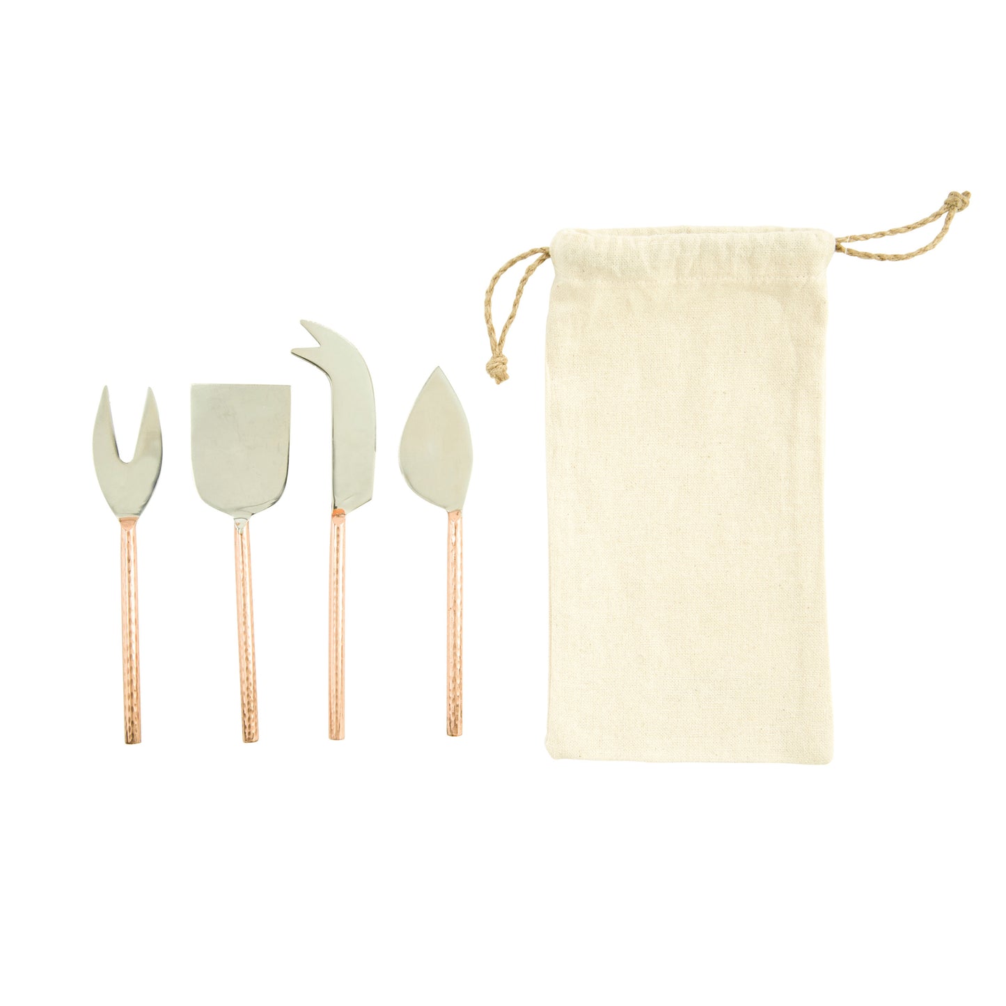 Copper Finish Cheese Servers