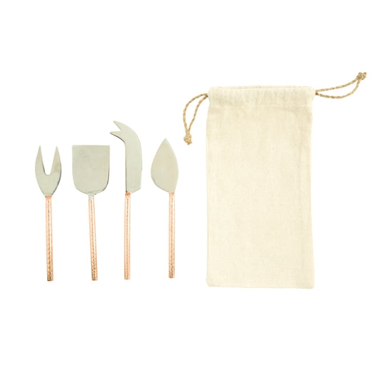 Copper Finish Cheese Servers