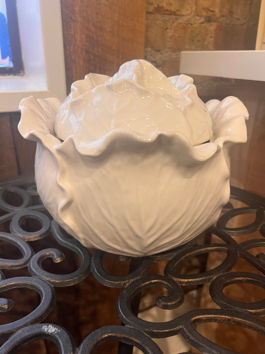 White Porcelain Cabbage Bowl