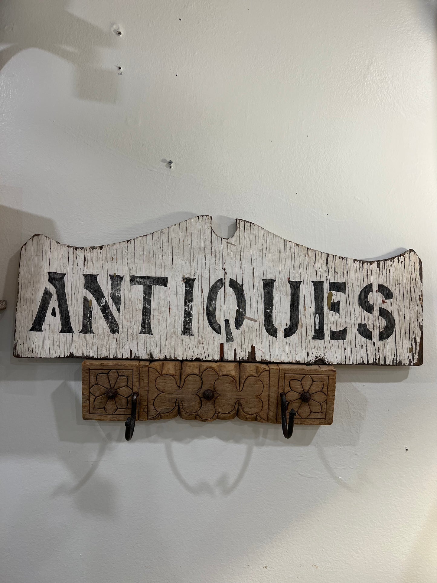 Antique/Vintage “Antiques” Sign
