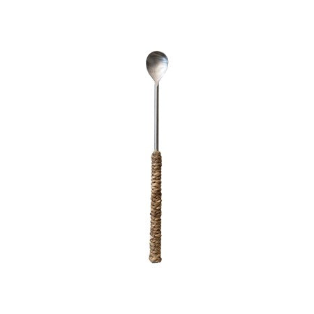 Seagrass Wrapped Stainless Steal Spoon