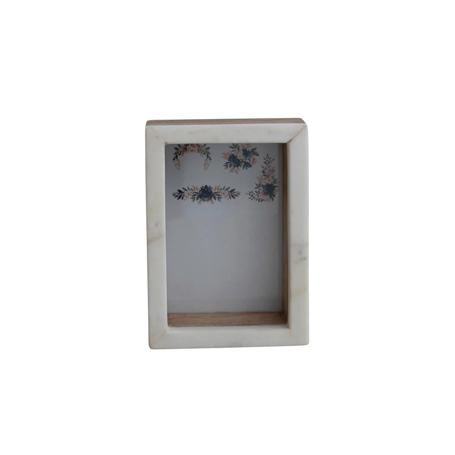 Marble & Wood Shadow Box