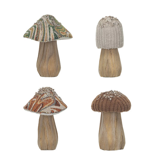 Fabric Topped Mushroom