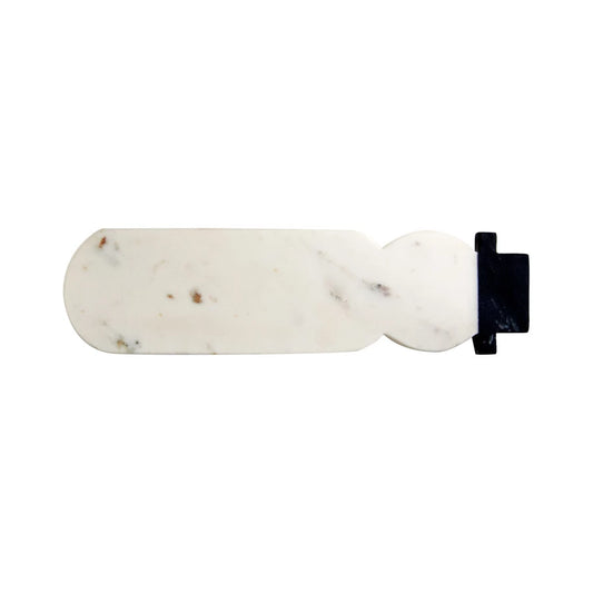 Marble Shaped Snowman Cheese Board